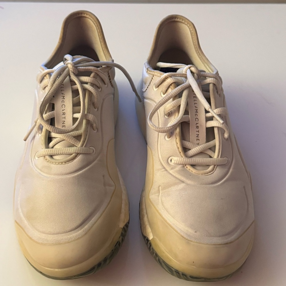 Adidas Court Boost x Stella McCartney Cloud White Tennis Sneakers Women’s Size 9